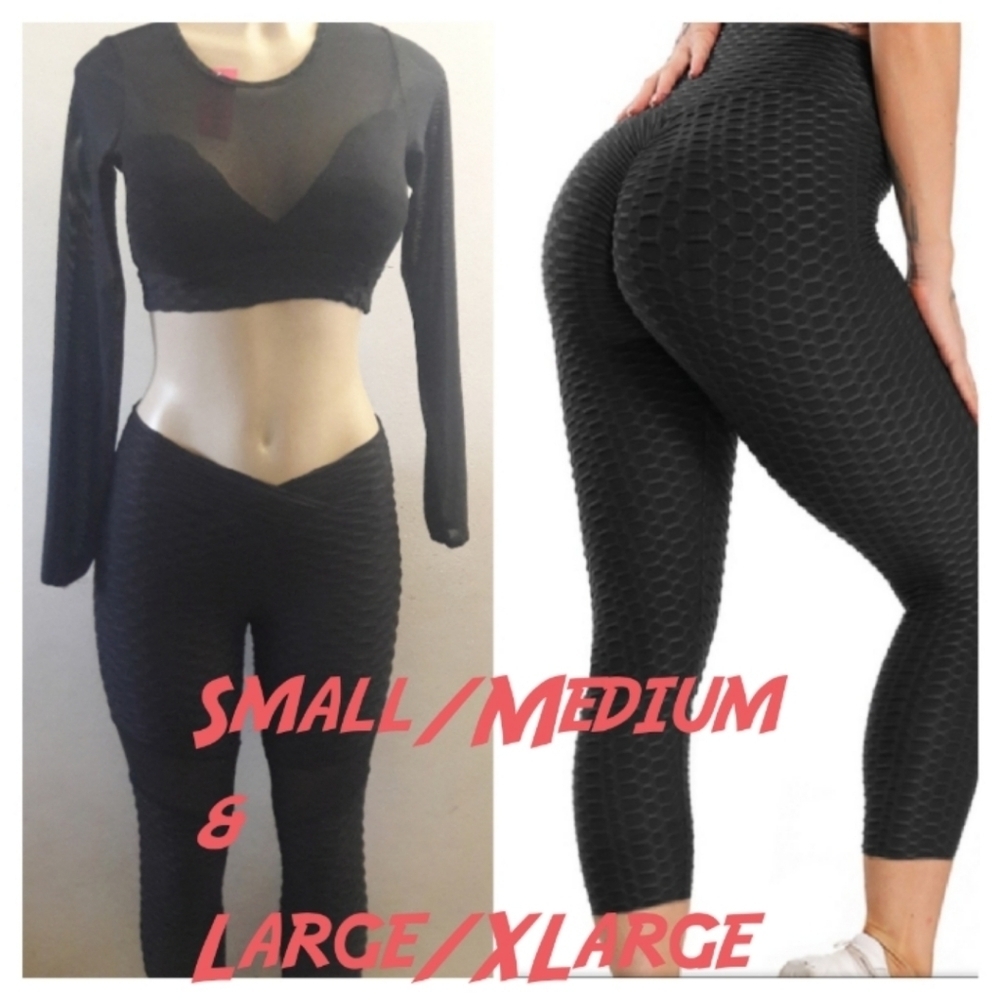 Butt Lifting Yoga Leggings  Set